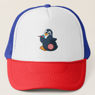 Penguin Darts Dartboard Keps