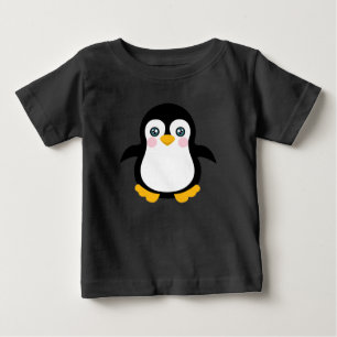 Penguin-design för utspädd Tecknad Tee