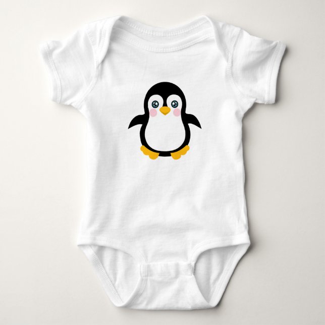 Penguin-design för utspädd Tecknad Tröja (Framsida)