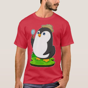 Penguin detektiv Förstoringsglas T Shirt