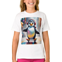 Penguin Digital Art Painting Coola