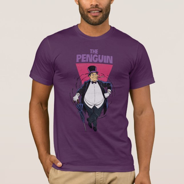Penguin - Distress-grafik T-shirt (Framsida)