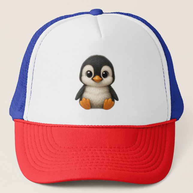 Penguin, djur, fåglar keps (Framsida)