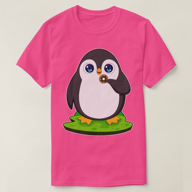 Penguin Donut T Shirt (Design framsida)