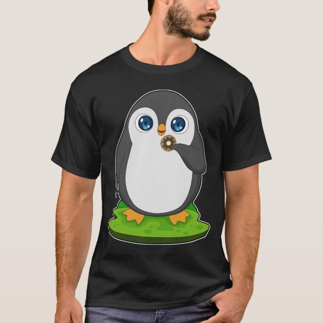 Penguin Donut T Shirt (Framsida)