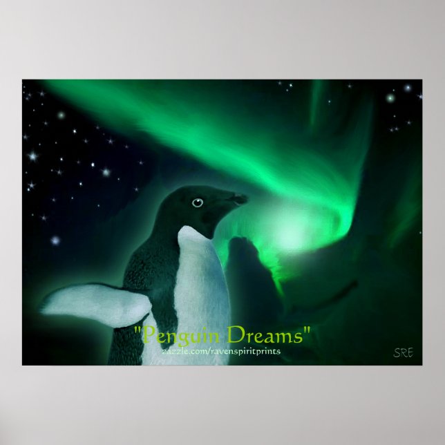 PENGUIN DREAMS Art Poster (Framsidan)
