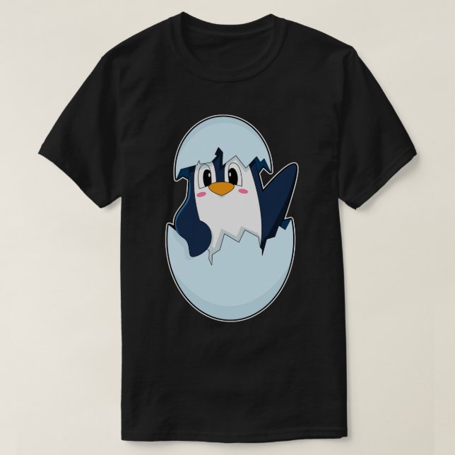 Penguin Egg-snäcka T Shirt (Design framsida)