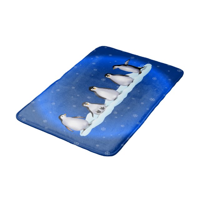 Penguin-familjen Badrumsmatta (Vinklad)