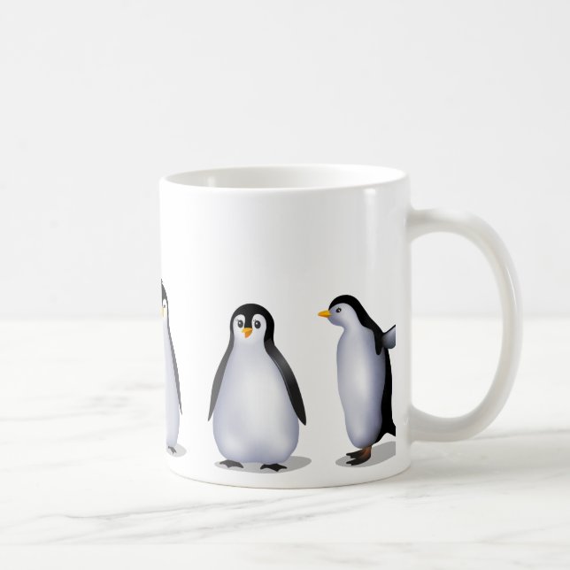 Penguin-familjen Kaffemugg (Höger)