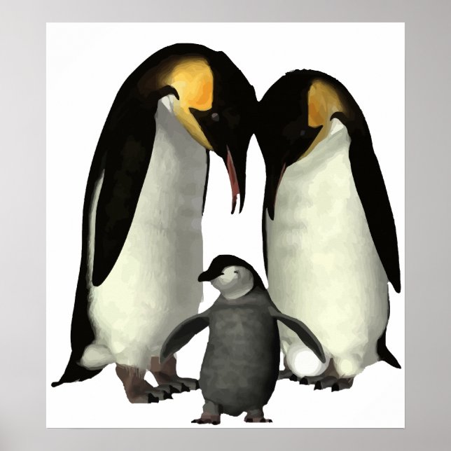 Penguin-familjen Poster (Framsidan)