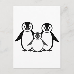 Penguin-familjen Vykort