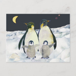 Penguin-familjens Roligt Vykort