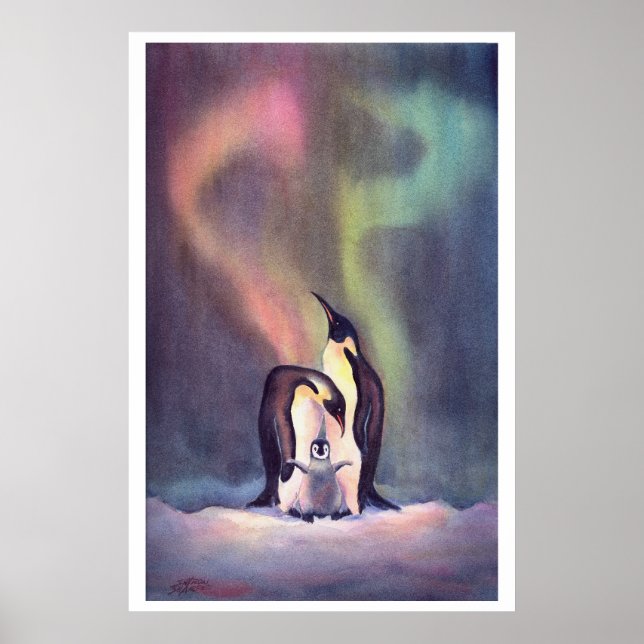 PENGUIN FAMILY by SHARON SHARPE Poster (Framsidan)