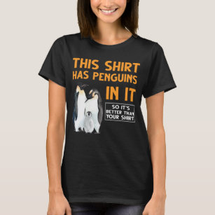 Penguin Family Funny Penguins T Shirt