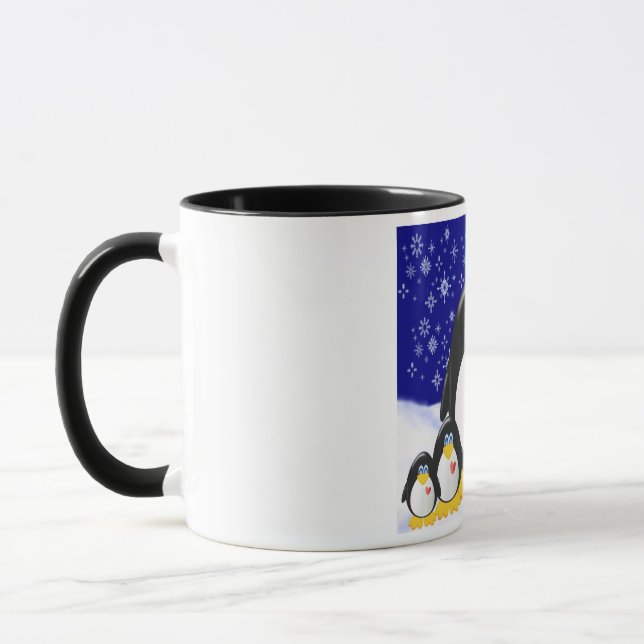 Penguin Family Gift Mugg (Vänster)