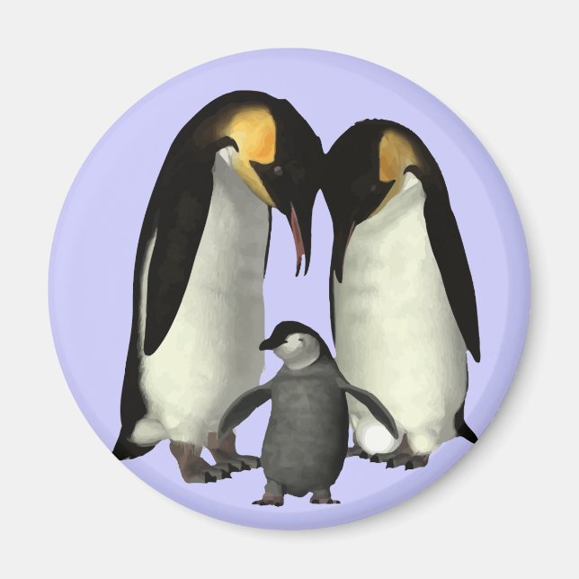 Penguin Family Magnet (Framsidan)