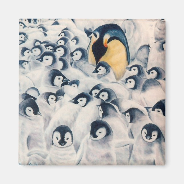 Penguin Family Magnet (Framsidan)