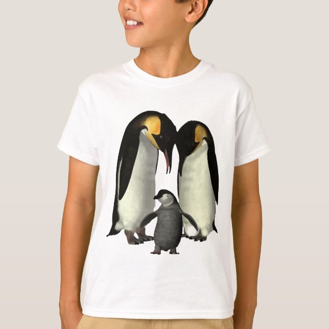 Penguin Family T-Shirt (Framsida)