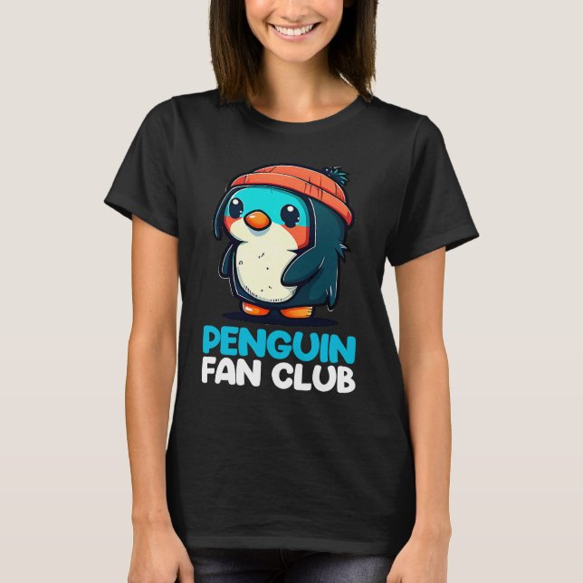 Penguin Fan Club Penguin Kids Boys Girls 1 T Shirt (Framsida)