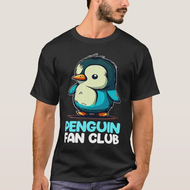 Penguin Fan Club Penguin Kids Boys Girls 3 T Shirt (Framsida)