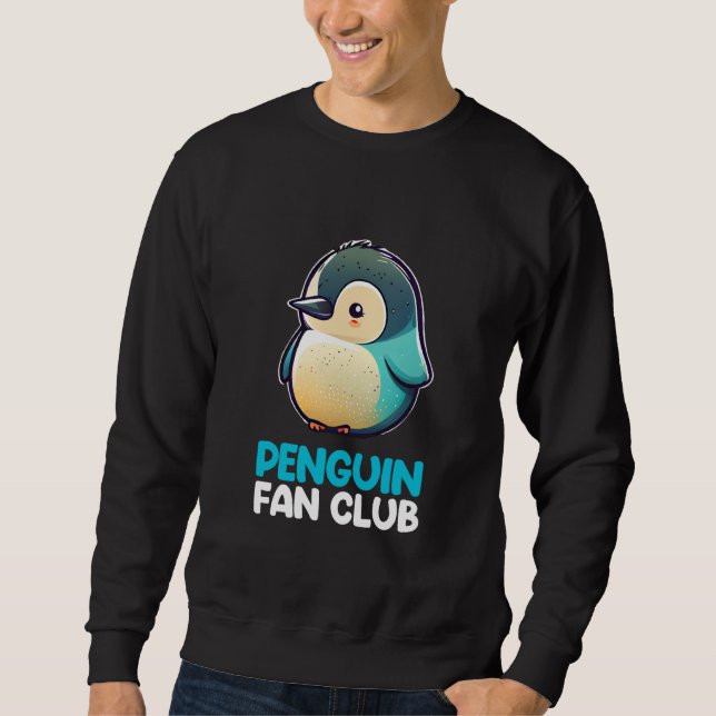 Penguin Fan Club Penguin Kids Boys Girls  4 Lång Ärmad Tröja (Framsida)