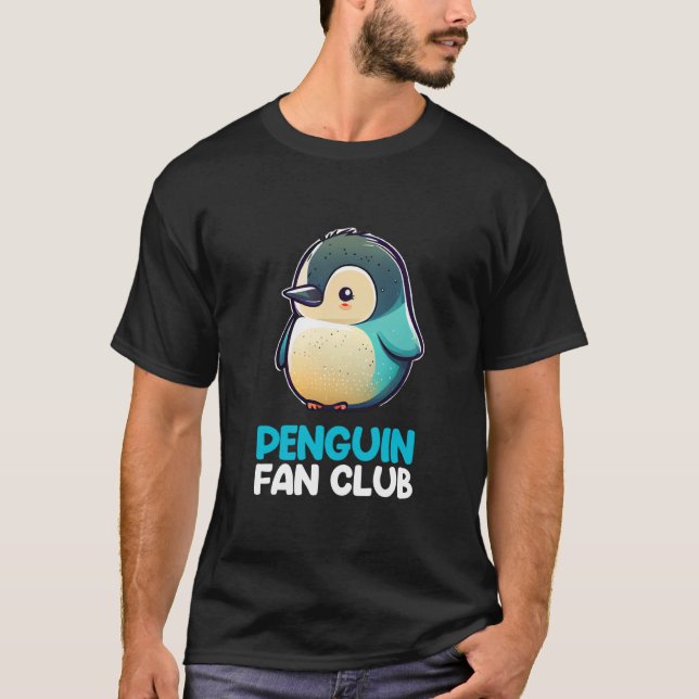 Penguin Fan Club Penguin Kids Boys Girls  4 T Shirt (Framsida)
