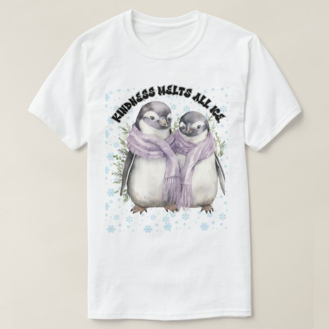 Penguin Far och Son Manar-Shirt-"Kindness M T Shirt (Design framsida)