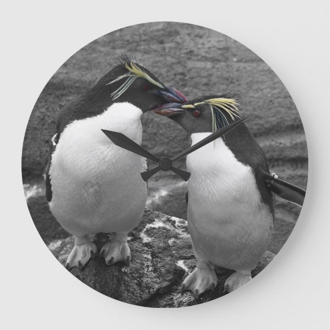 Penguin Färgsprak Stor Klocka (Framsida)