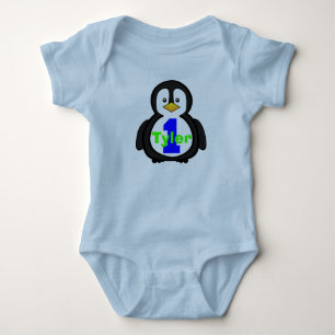 Penguin First Birthday Boy Shirt Tee Shirt