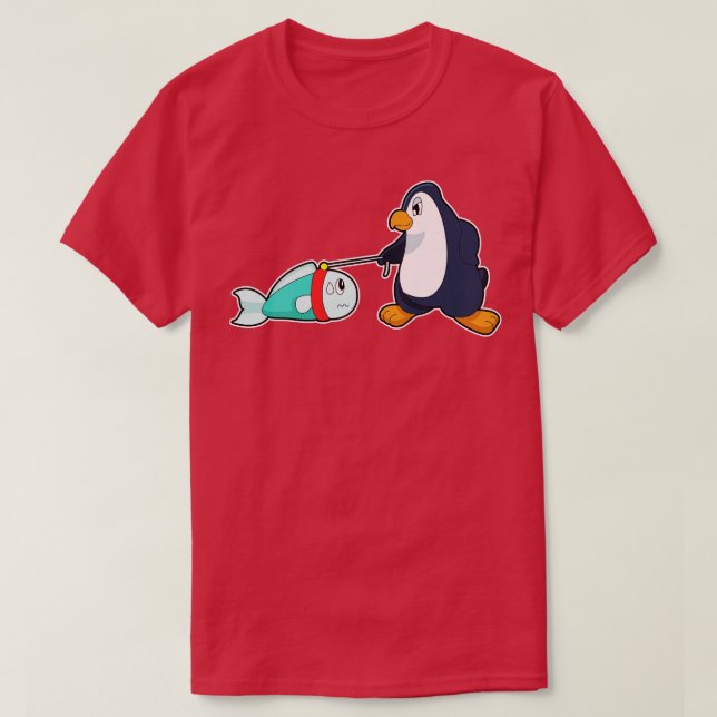 Penguin Fish 2 T Shirt (Design framsida)