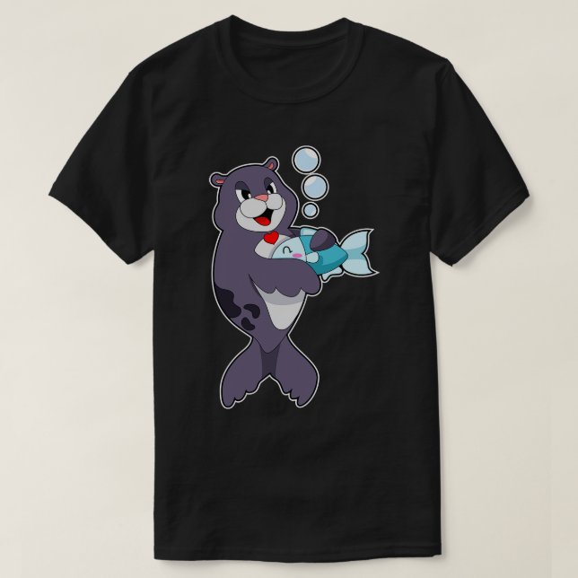 Penguin Fish 3 T Shirt (Design framsida)