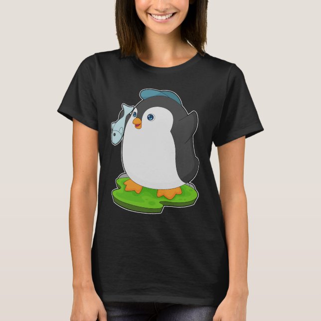 Penguin Fish T Shirt (Framsida)