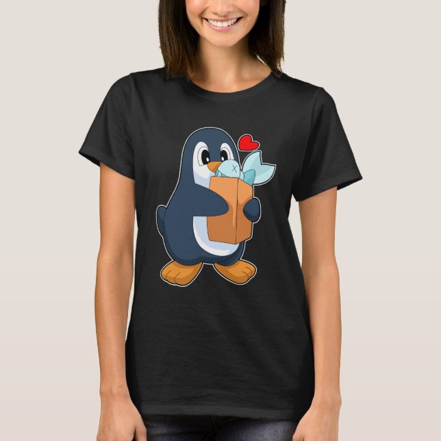Penguin Fish T Shirt (Framsida)