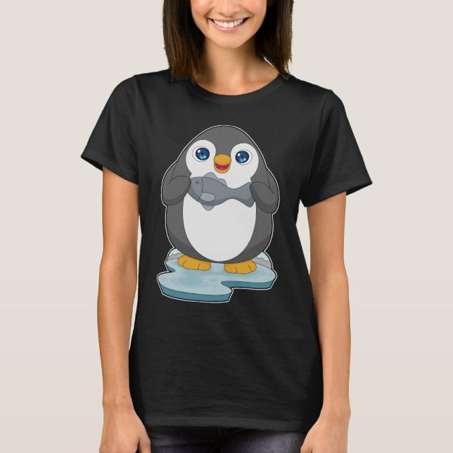 Penguin Fish T Shirt (Framsida)