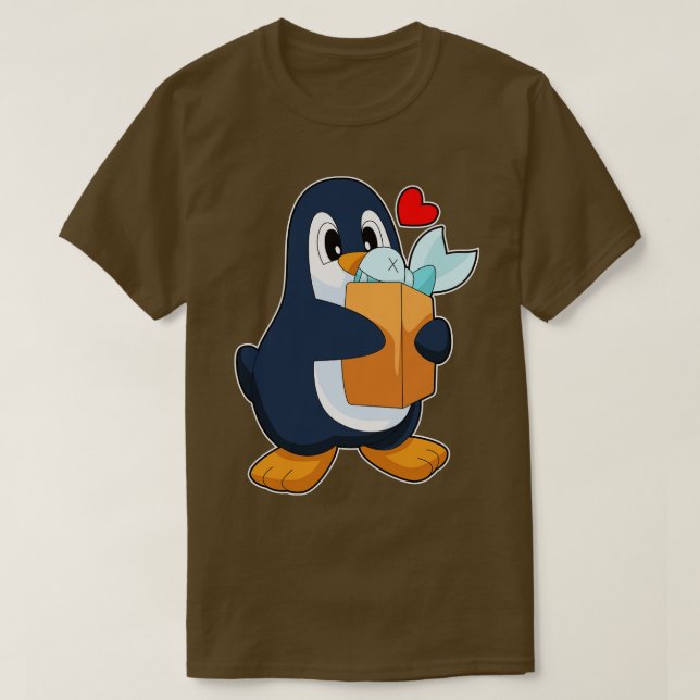 Penguin Fish T Shirt (Design framsida)