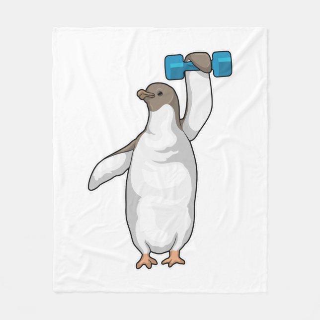 Penguin Fitness Dumbbell Fleecefilt (Framsidan)