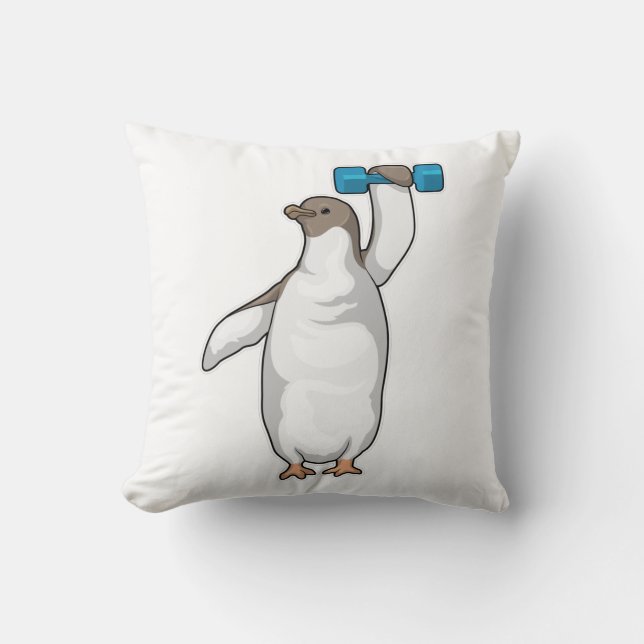 Penguin Fitness Dumbbell Kudde (Framsida)