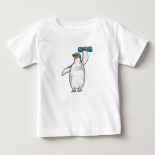 Penguin Fitness Dumbbell T Shirt