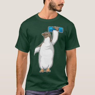 Penguin Fitness Dumbbell T Shirt