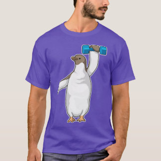 Penguin Fitness Dumbbell T Shirt