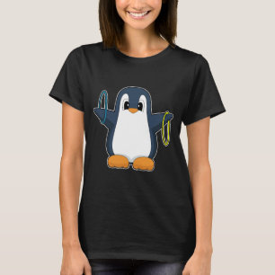 Penguin Fitness Gymnastics Sports T Shirt