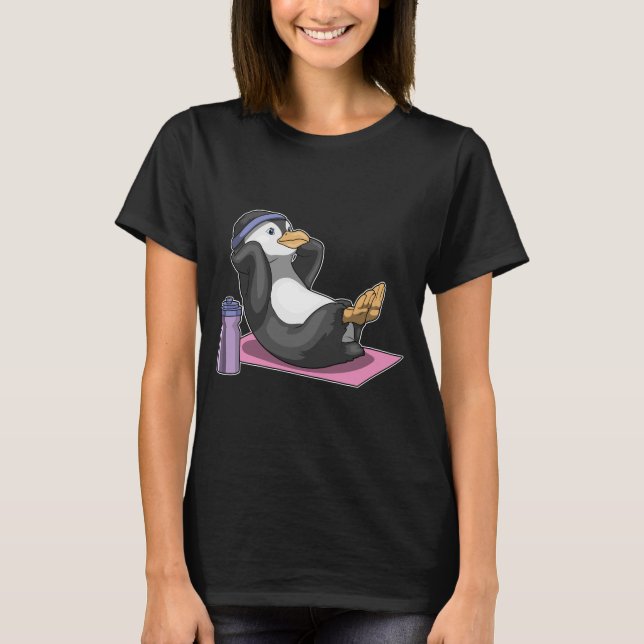 Penguin Fitness-platser T Shirt (Framsida)