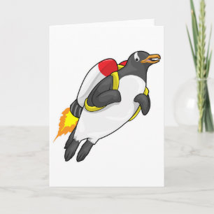 Penguin Flies Jetpack Kort