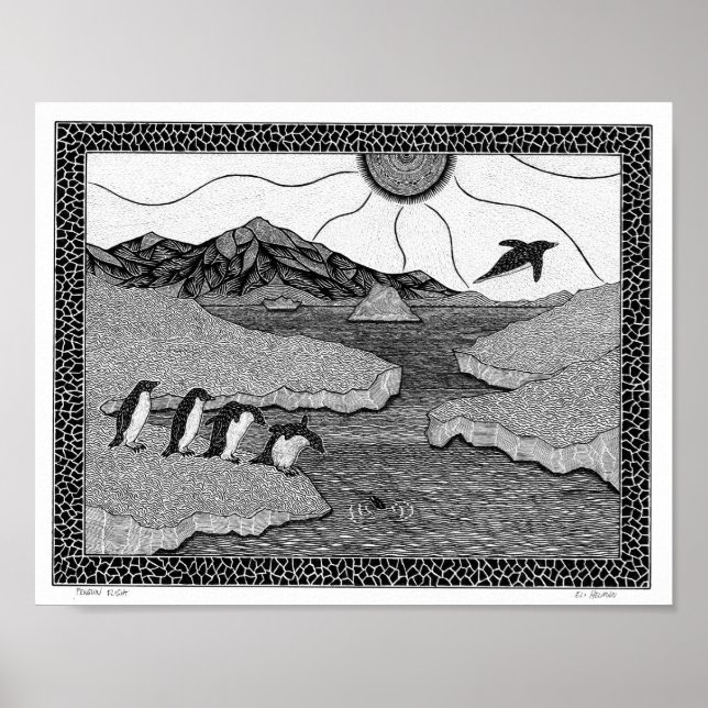 Penguin Flight Poster (Framsidan)