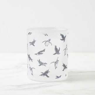 Penguin Flight Squad | Ocean Art Design Frostad Glasmugg