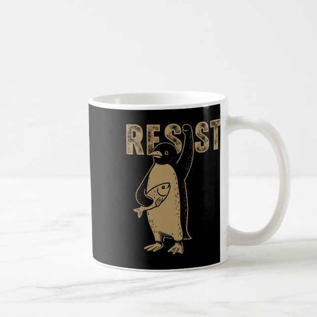 Penguin Flippers up resistny Penguins mot Kaffemugg (Höger)