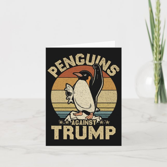 Penguin Flippers up resistny Penguins mot Kort (Framsida)