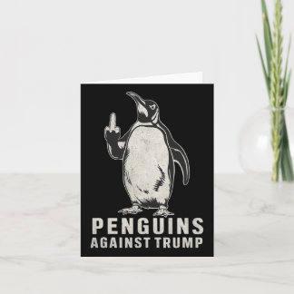 Penguin Flippers upp Mitten Finger Penguins mot Kort