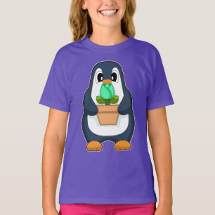 Penguin Flower T Shirt