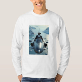 Penguin Flygplan Pilot t-shirt